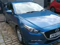 Used Mazda 3 120 HP (88 kW) 2018 Blue Hatchback