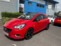 Used Vauxhall Corsa Edition 90 HP (66 kW) 2015 Red Hatchback