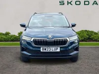 Used Skoda Karoq SE Drive 147 HP (108 kW) 2023 Petrol blue metallic SUV