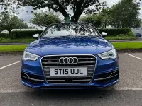 Used Audi S3 Sportback Performance 300 HP (220 kW) 2015 Blue Hatchback