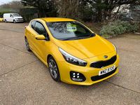 Used Kia ProCeed GT-Line 2017 Yellow Hatchback