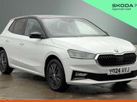 Used Skoda Fabia Colour Edition 80 HP (58 kW) 2024 Moon white metallic black magic pearl effect Hatchback