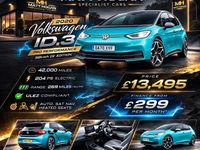 Used VW ID.3 Pro Performance 150 kW (204 HP) 2020 Blue Hatchback