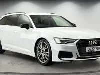 Used Audi A6 Black Edition 204 HP (150 kW) 2021 Glacier white metallic/glacier white metallic Estate