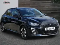 Begagnad Peugeot 208 Allure 2025 Svart Halvkombi