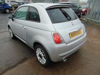 Gebraucht Fiat 500 Sport 95 PS (69 kW) 2010 Silber Kleinwagen