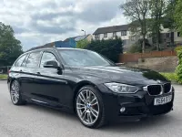 Usado BMW 320 M Sport 184 CV (135 kW) 2014 Negro Familiar