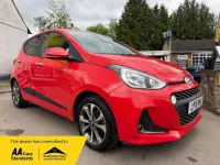 Begagnad Hyundai i10 Premium SE 87 HK (63 kW) 2019 Röd Halvkombi