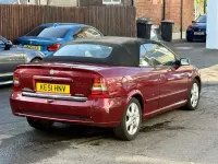 Used Vauxhall Astra Cabriolet 2001 Red Cabriolet