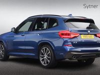 Used BMW X3 M Sport 261 HP (191 kW) 2019 Blue SUV