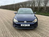 Begagnad VW Golf VII S 125 HK (91 kW) 2018 Blå Halvkombi