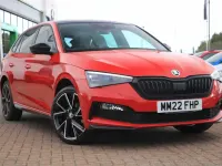 Used Skoda Scala Monte Carlo 108 HP (79 kW) 2022 Red Hatchback