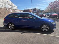 Used Seat Leon FR 150 HP (110 kW) 2019 Blue Estate