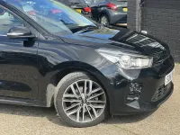 Begagnad Kia Rio GT-Line 118 HK (86 kW) 2018 Svart Halvkombi