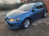 Used VW Golf VII Match 2015 Blue Hatchback