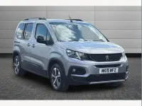 Used Peugeot Rifter GT-line 130 HP (95 kW) 2019 Cumulus grey MPV