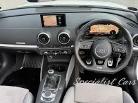 Used Audi A3 Cabriolet S-Line 150 HP (110 kW) 2017 White Cabriolet
