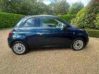 Used Fiat 500 Lounge 69 HP (50 kW) 2016 Blue Hatchback