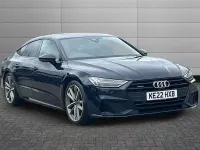 Usado Audi A7 Black Edition 204 HP (150 kW) 2022 Azul Sedan