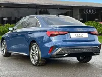 Ny Audi A3 S-Line 2025 Blå Sedan
