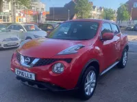 Used Nissan Juke Acenta 115 HP (84 kW) 2016 Red SUV