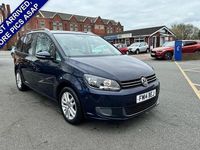 Used VW Touran SE 105 HP (77 kW) 2014 Blue MPV