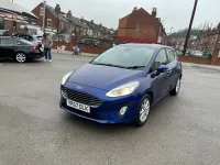 Käytetty Ford Fiesta Zetec 2017 Sininen Viistoperä