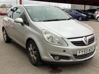 Used Vauxhall Corsa Club 89 HP (65 kW) 2009 Silver Hatchback