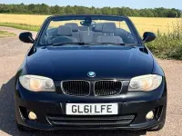 Used BMW 120 Cabriolet Sport Line 170 HP (125 kW) 2011 Black Cabriolet