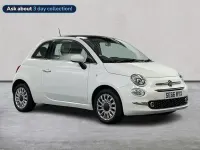 Used Fiat 500 Lounge 69 HP (50 kW) 2017 White Hatchback