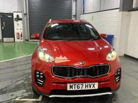Used Kia Sportage GT-Line 174 HP (127 kW) 2017 Red SUV