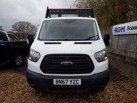 Used Ford Transit 130 HP (95 kW) 2017 White Cabriolet