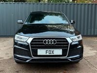 Begagnad Audi Q3 S-Line 150 HK (110 kW) 2017 Svart SUV