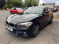 Used BMW 118 Sport Line 150 HP (110 kW) 2017 Black Hatchback
