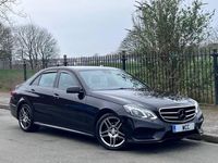 Begagnad Mercedes E220 AMG 2015 Svart Sedan