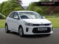 Begagnad Kia Rio 83 HK (61 kW) 2018 Vit Halvkombi