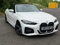 Used BMW 420 Cabriolet M Sport 184 HP (135 kW) 2022 White Cabriolet
