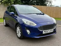 Used Ford Fiesta Zetec 83 HP (61 kW) 2017 Blue Hatchback