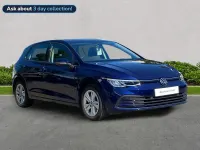 Used VW Golf VIII Life 150 HP (110 kW) 2022 Blue Hatchback