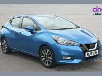 Begagnad Nissan Micra Acenta Limited Edition 90 HK (66 kW) 2019 Blå Halvkombi