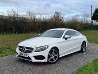 Used Mercedes C220 AMG line 170 HP (125 kW) 2016 White Coupe