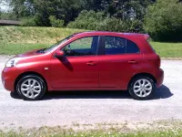 Used Nissan Micra 2015 Red Hatchback
