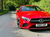 Used Mercedes A35 AMG Premium 2019 Red Hatchback