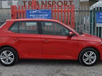 Used Skoda Fabia SE 75 HP (55 kW) 2018 Red Hatchback
