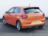 Used VW Polo R-line 115 HP (84 kW) 2019 Orange Hatchback