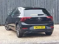 Used VW Polo Match 95 HP (69 kW) 2025 Black Hatchback