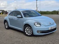 Used VW Beetle 105 HP (77 kW) 2015 Blue Hatchback