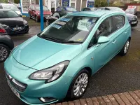 Used Vauxhall Corsa 88 HP (64 kW) 2015 Green Hatchback