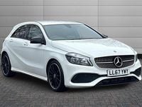Used Mercedes A160 AMG line 102 HP (75 kW) 2018 Cirrus white Hatchback