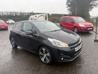 Used Peugeot 208 GT-line 100 HP (73 kW) 2018 Black Hatchback